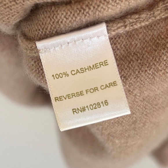 GARNET HILL 100% Cashmere Stripe Crewneck Sweater Quiet Luxury Teacher Office XS - Picture 10 of 11